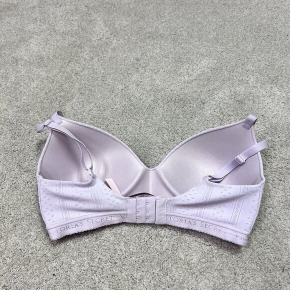 Victoria’s Secret Bra T-Shirt Lightly Lined Wireless Purple Size 34DD - Picture 6 of 9